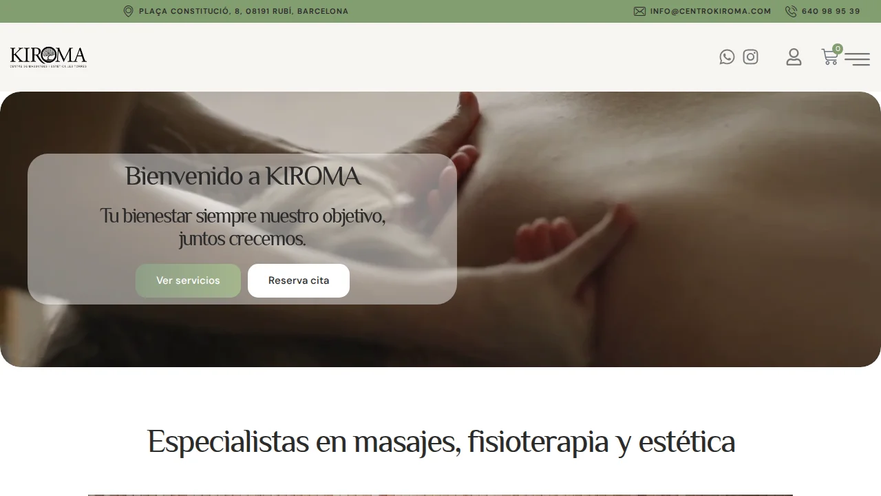Diseño Web en Sabadell | Webs Profesionales que Atraen Clientes 7 centrokiroma.com